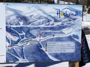Cross-country trail map Hochrindl