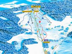 Trail map Luisino Údolí