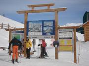Exemplary information overview at the mountain stations