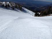 Perfect slope grooming in the Krvavec ski resort