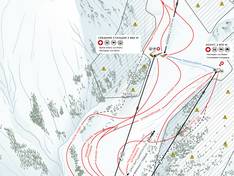 Trail map Shymbulak (Chimbulak)