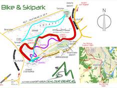 Trail map Diehloer Berge – Eisenhüttenstadt