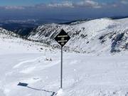 Black slope marking