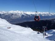 View over the Axamer Lizum ski area