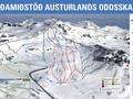 Trail map Oddsskarð