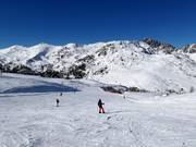 Easy and wide slopes on Alpe Tognola