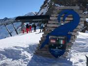 Austrian-Italian border on the Karlesjoch