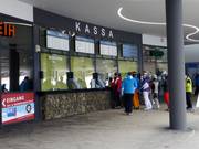 Modern and well-maintained ticket area in Leogang