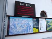 Slope map with current operating information