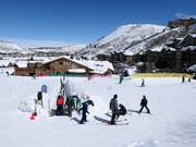 Tip for children  - Ski school and practice area at the base station