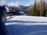 Conveyor belt at the mountain station of the Karwendel Bergbahn
