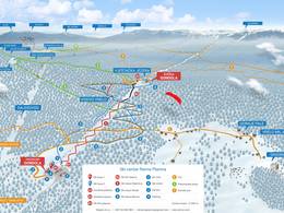 Trail map Ravna Planina