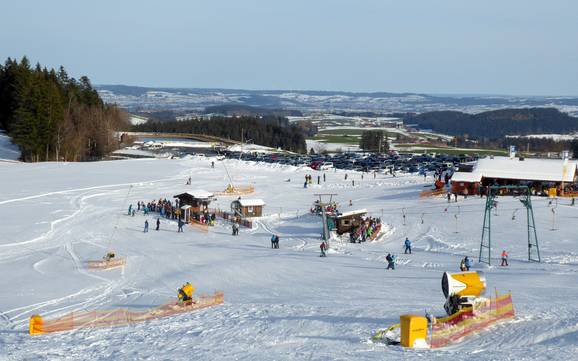 Allgäuer Seenland (Allgäuer Lakeland): environmental friendliness of the ski resorts – Environmental friendliness Schwärzenlifts – Eschach