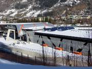 Photovoltaic system at the valley station of the Schlossalmbahn