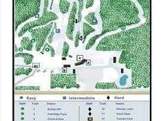 Trail map Ben Eoin