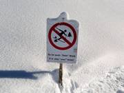 Riding in forest areas is prohibited
