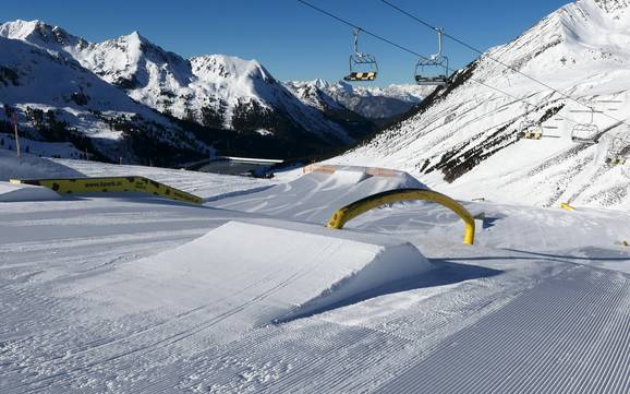 Snow parks Sellraintal – Snow park Kühtai