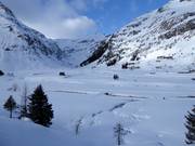 High-altitude cross-country trails in Sportgastein
