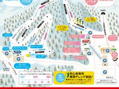 Trail map Saku Ski Garden Parada