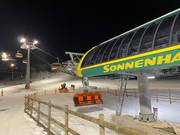 Night skiing
