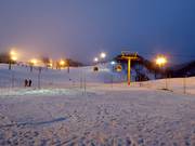 Night skiing