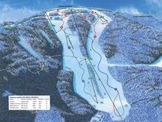 Trail map Severka – Dolní Lomná