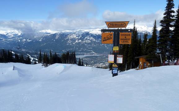 Snow parks Garibaldi Ranges – Snow park Whistler Blackcomb
