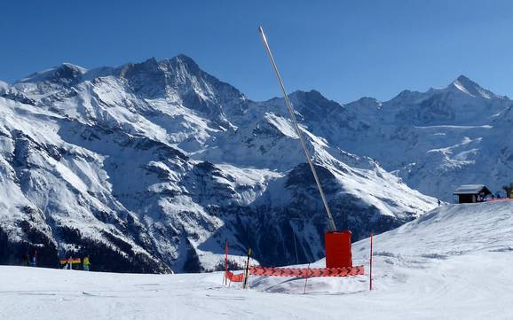 Snow reliability Val d'Anniviers – Snow reliability Grimentz/Zinal