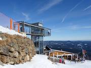 Glass elevator to the Arberschutzhaus and Eisensteiner Hütte