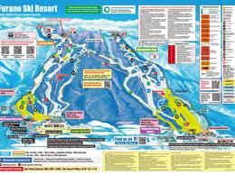 Trail map Furano