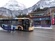Ski bus at the Ehrwalder Alm