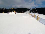 Practice slope in the valley area