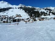 Easy slope Schwarzwand in Lech