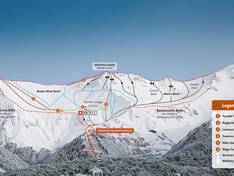 Trail map Broken River Ski Field