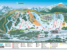 Trail map The Summit at Snoqualmie