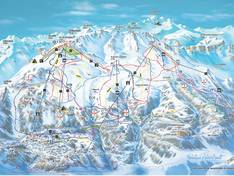 Trail map Anzère