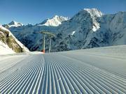 Perfectly groomed slopes