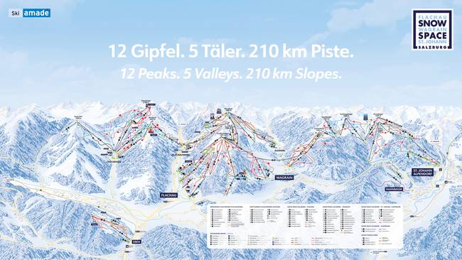 Snow Space Salzburg – Flachau/Wagrain/St. Johann-Alpendorf & Flachauwinkl/Kleinarl/Zauchensee