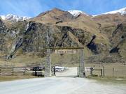 Access to the Treble Cone ski area