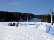 View of the ski area in Orlické Záhoří