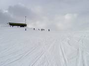 Groomed slope in Beitostølen Skisenter