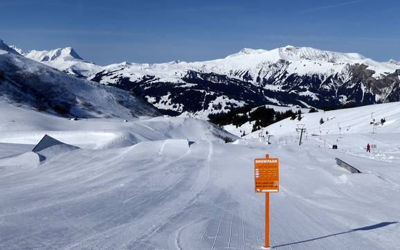 Snow parks Lenk-Simmental – Snow park Adelboden/Lenk – Chuenisbärgli/Silleren/Hahnenmoos/Metsch