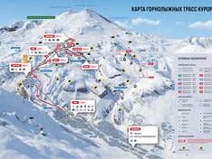 Trail map Mt. Elbrus