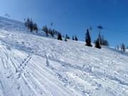 Wide powder slopes