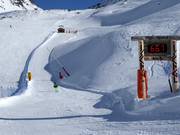 Speed measurement course on the Idalp