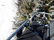 Child safety lock on the chairlifts