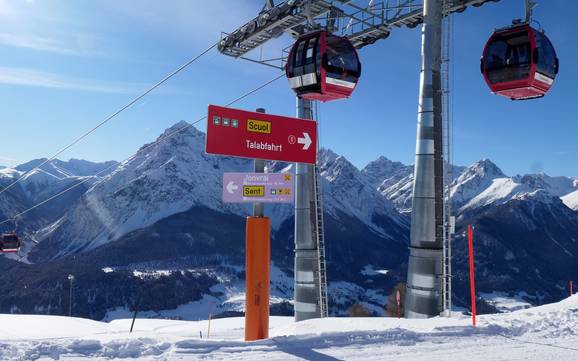 Lower Engadine (Unterengadin): orientation within ski resorts – Orientation Scuol – Motta Naluns