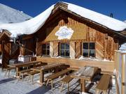 Mountain hut tip Fluchthorn Alm