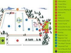 Trail map Four Lakes