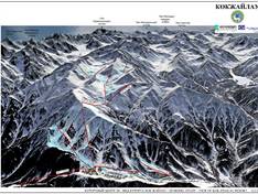 Trail map Kok Zhailau Resort (planned)